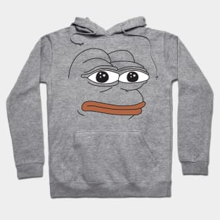 Rare Pepe Face Hoodie